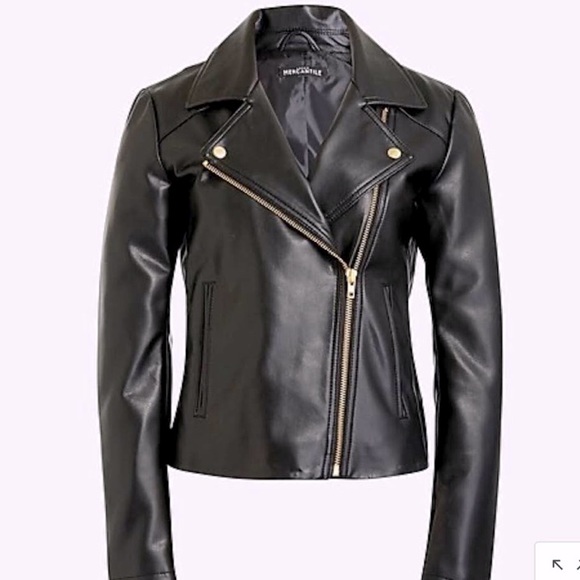J Crew Mercantile Moto Faux Leather 
